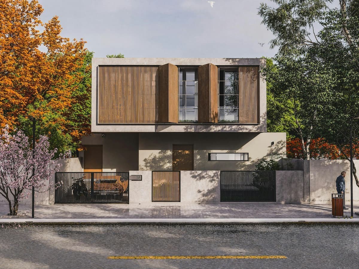 A modern minimalist residence representative of ArchPermits' accessory dwelling unit (ADU) permit drawings.